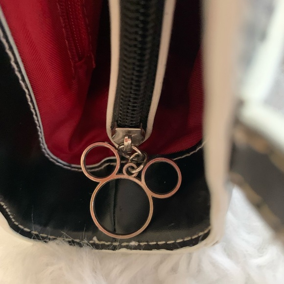 VINTAGE DISNEY Mickey Mouse black bag with sequins accents (behind plast… - Picture 2 of 15